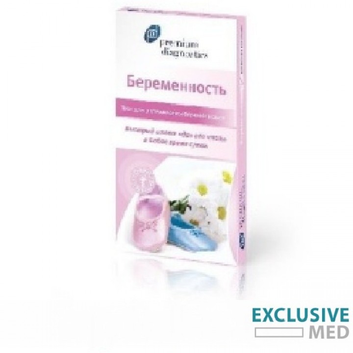 Тест д/опр беременности premium diagnostics /премиум диагност/ полоска n1